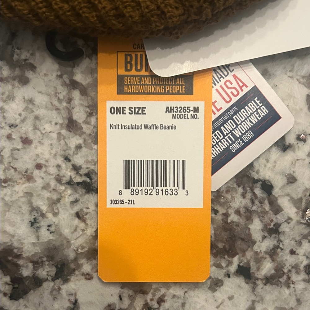 NWT Carhartt Brown Woodside Hat - Picture 2 of 3